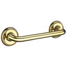 Smedbo Villa Grab Bar Polished Brass